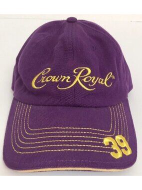 CROWN ROYAL 39 NASCAR Ryan Newman Hat Cap Purple Smacktalk Adjustable